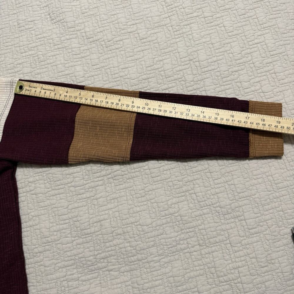 Maurices Colorblock Ribbed Raglan Tee Size XL - Picture 3 of 8